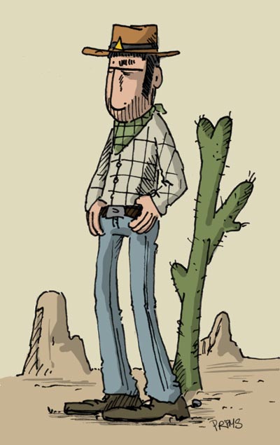 Dessin, BD : Alan et un cactus