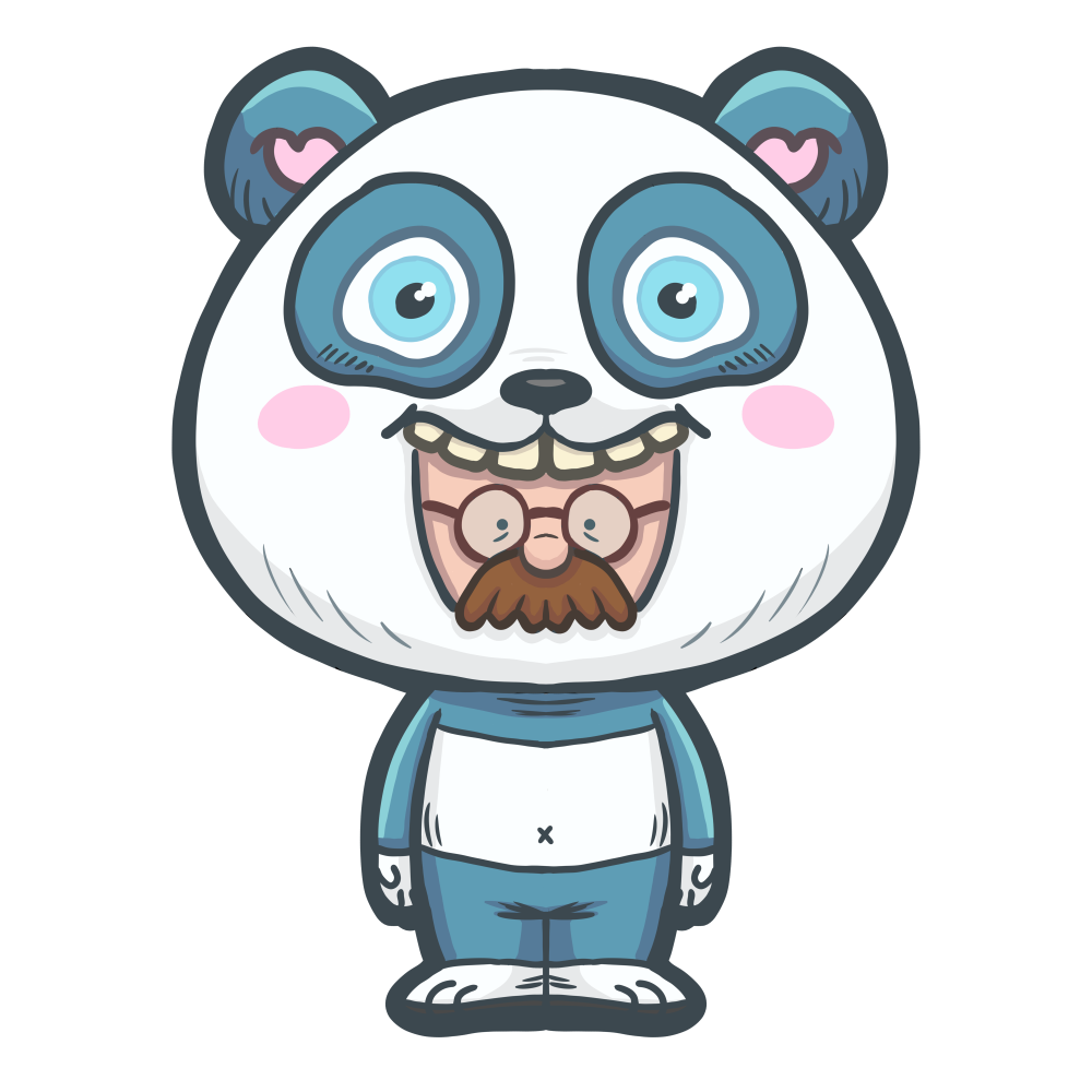 Dessin : Moustachu panda
