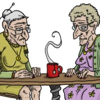 Dessin : 2 girls 1 cup