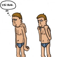 Dessin : Capuche de peau