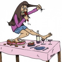 Dessin : Danse sur la table