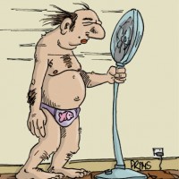 Dessin : Dans le vent