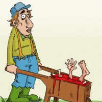 Dessin : Jardinier meurtrier