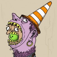 Dessin : Lecteur ambulant