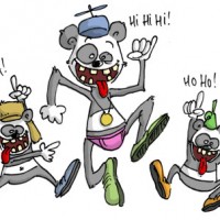 Dessin : La gigue des pandas