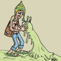 Dessin : Rencontre g&eacute;latineuse