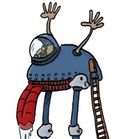 Dessin : Robot baveur