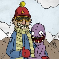 Dessin : Souvenir du ski