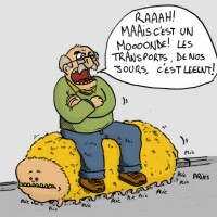 Dessin : Transport lent