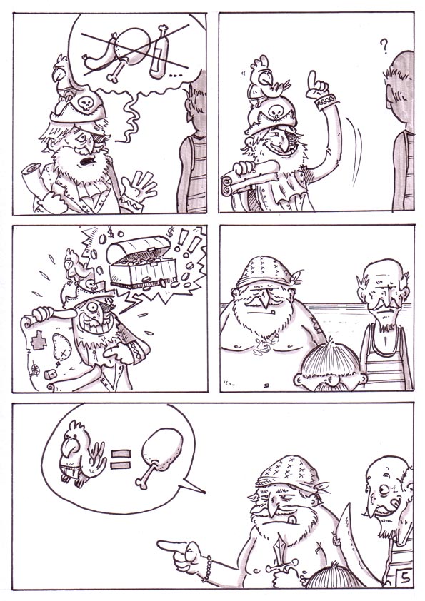 BD humour : Terre &agrave; l'horizon 5