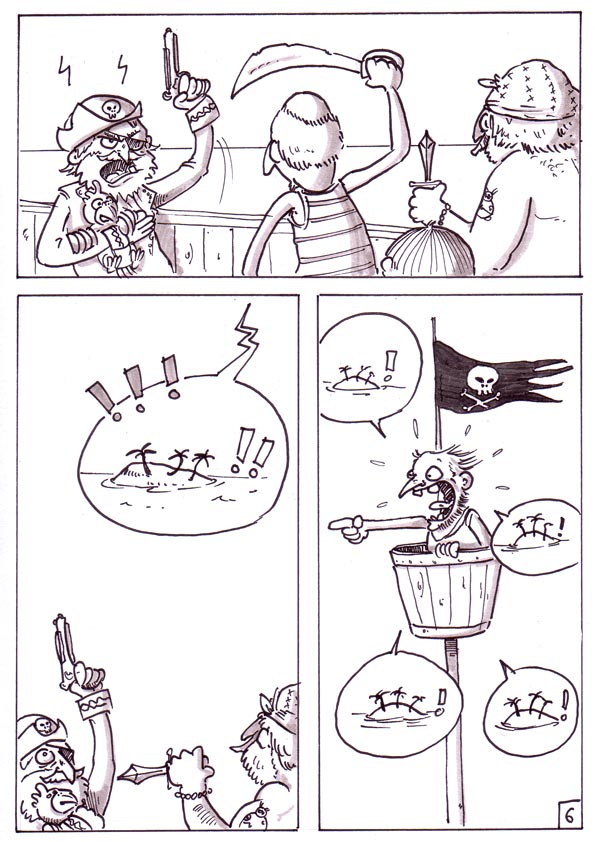 BD humour : Terre &agrave; l'horizon 6