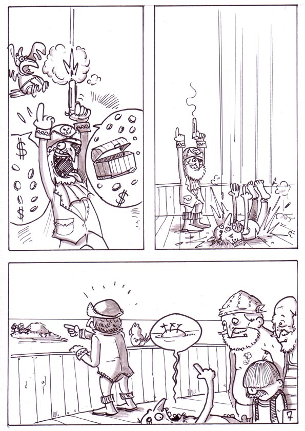 BD humour : Terre &agrave; l'horizon 7
