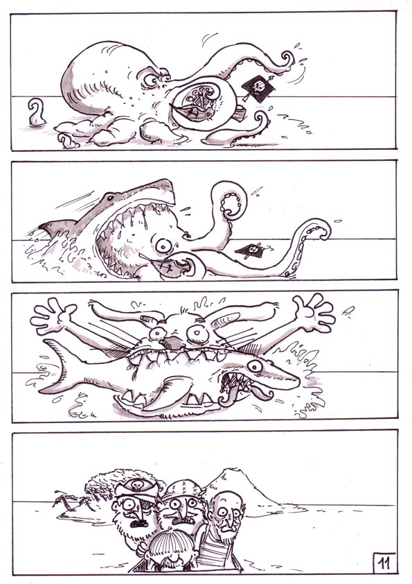 BD humour : Terre &agrave; l'horizon 11