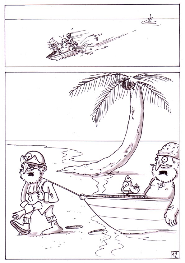 BD humour : Terre &agrave; l'horizon 12