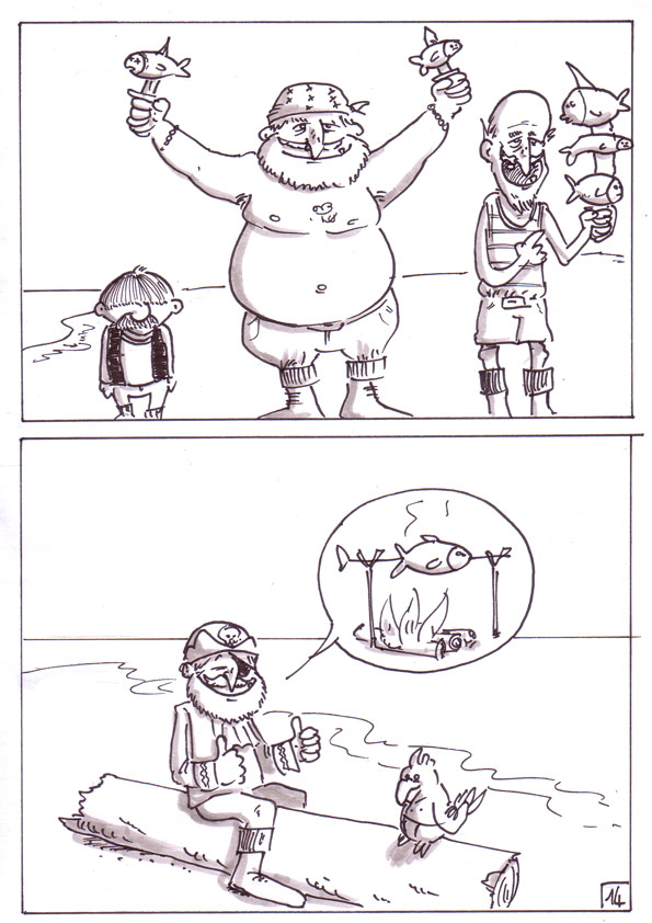 BD humour : Terre &agrave; l'horizon 14