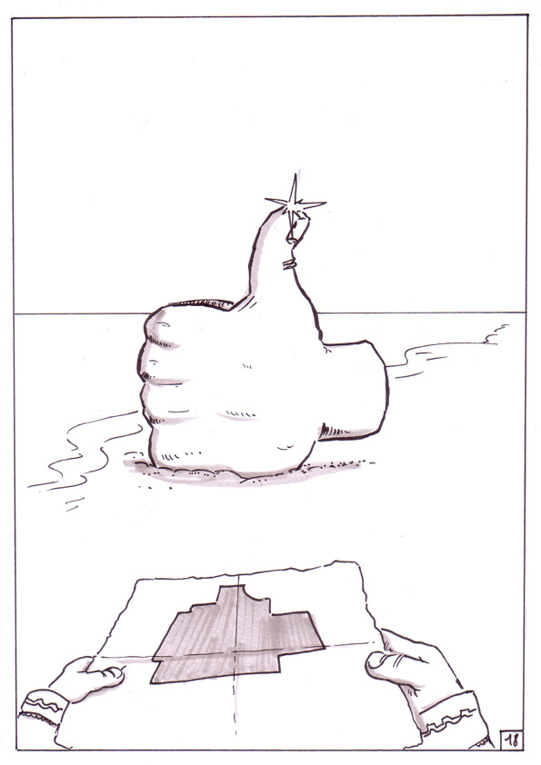 BD humour : Terre &agrave; l'horizon 18