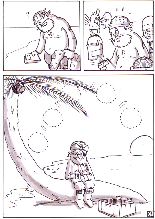 BD humour : Terre &agrave; l'horizon 21