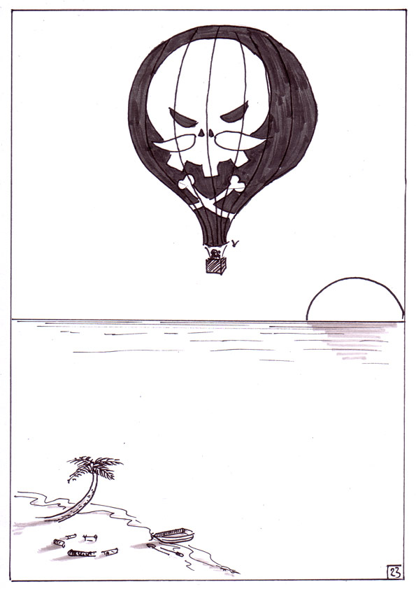 BD humour : Terre &agrave; l'horizon 23
