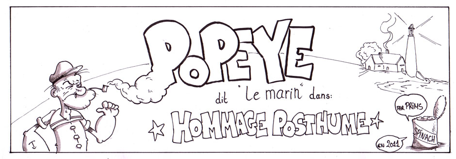 BD humour : Popeye : Hommage posthume 1