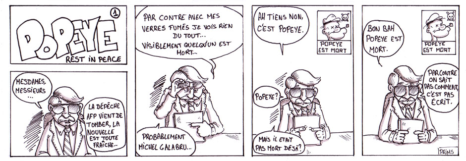 BD humour : Popeye : Hommage posthume 2