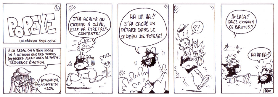 BD humour : Popeye : Hommage posthume 5