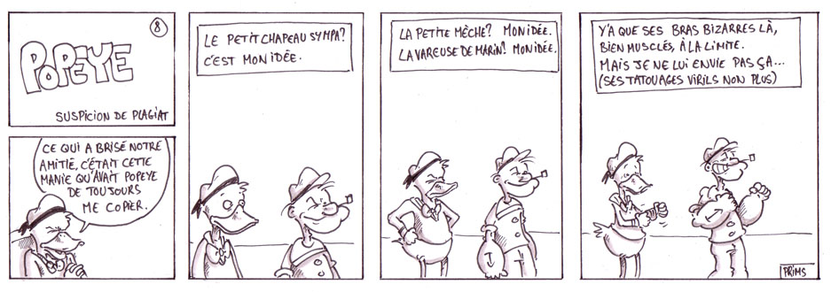 BD humour : Popeye : Hommage posthume 9