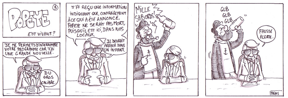 BD humour : Popeye : Hommage posthume 10