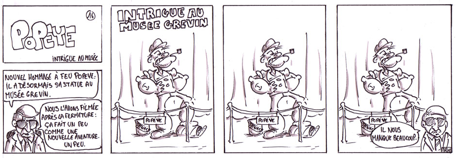 BD humour : Popeye : Hommage posthume 17
