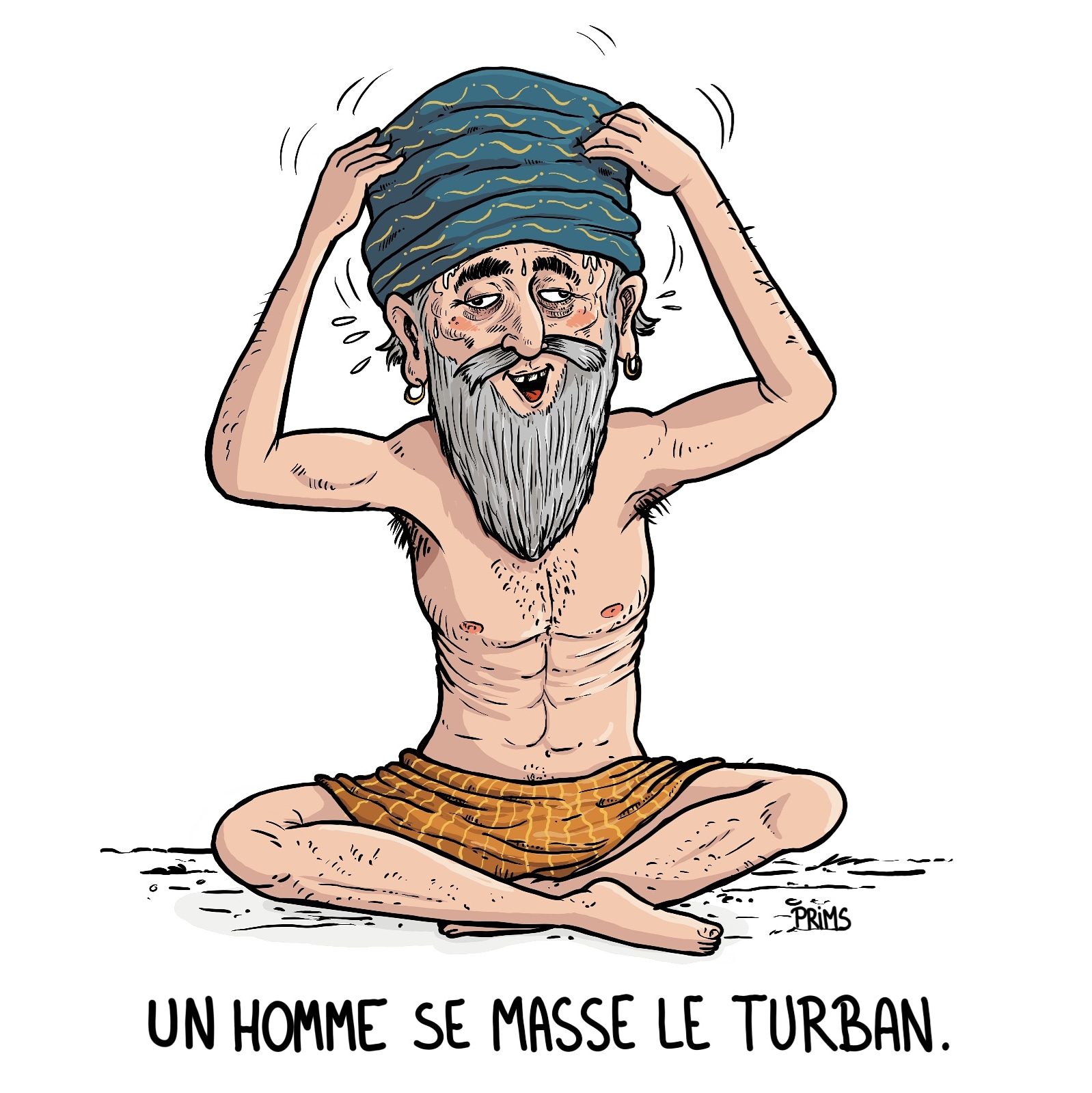 Dessin : Masse turban
