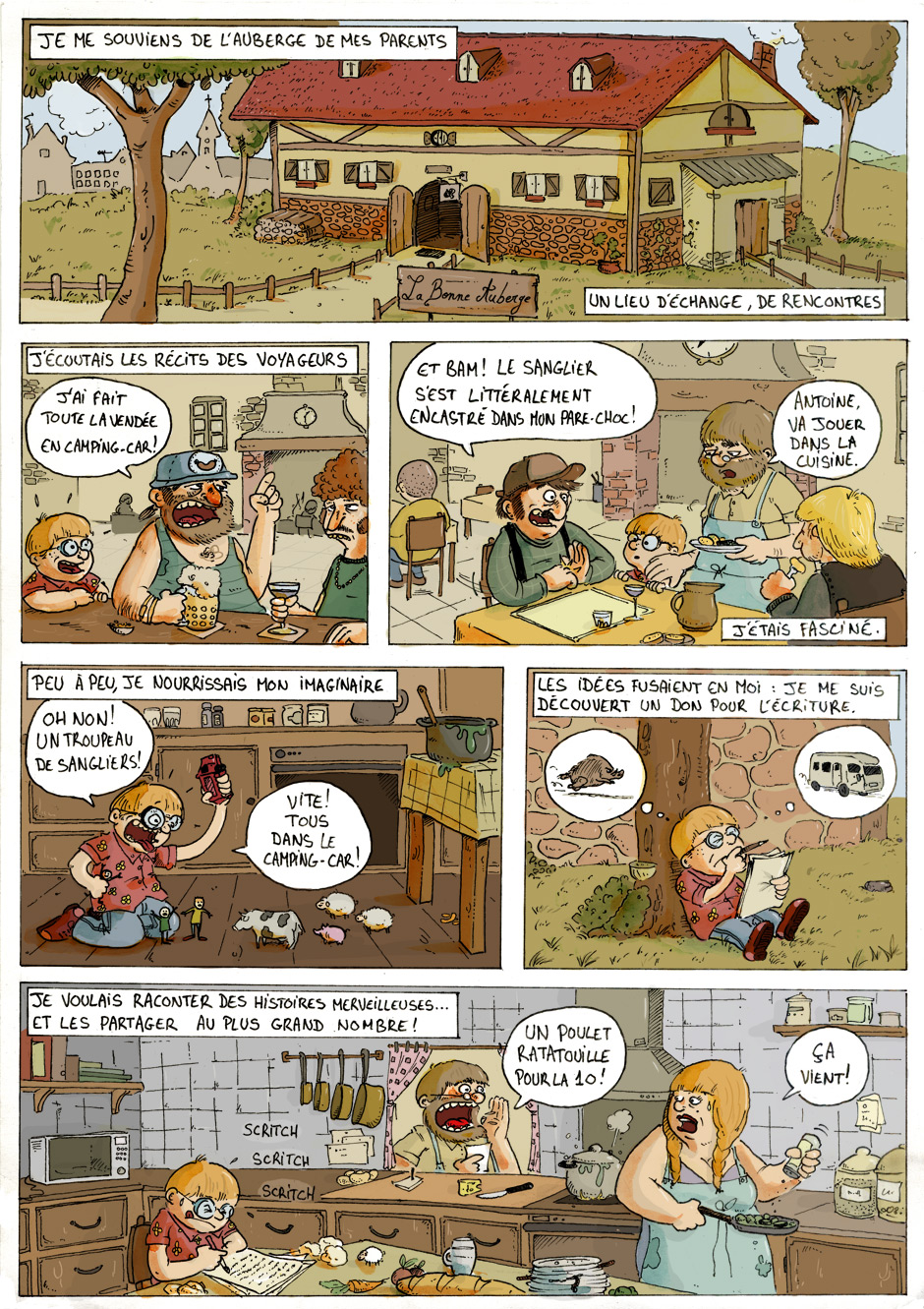 Dessin, BD : Antoine, écrivain - par Prims Dessin, BD : Antoine, écrivain - par Prims
