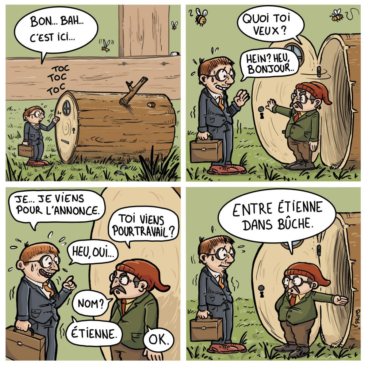 Dessin, BD : Entretien - par Prims