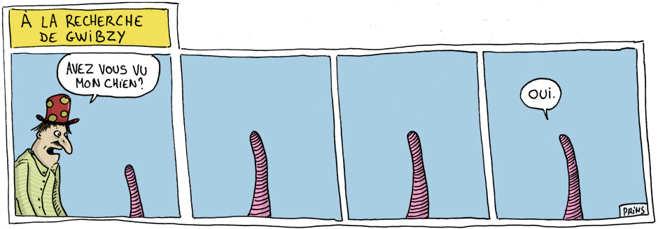 Dessin, BD : A la recherche de Gwibzy - par Prims