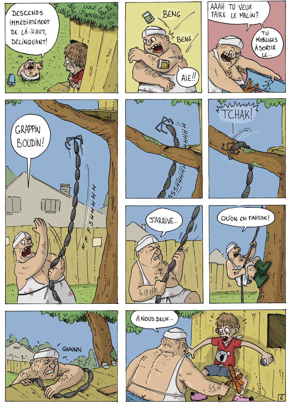 Dessin, BD : Vol &agrave; l'&eacute;talage - par Prims